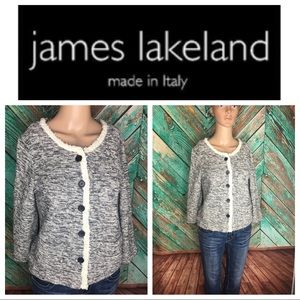 James Lakeland Marled Three Quarter Sleeve Jacket